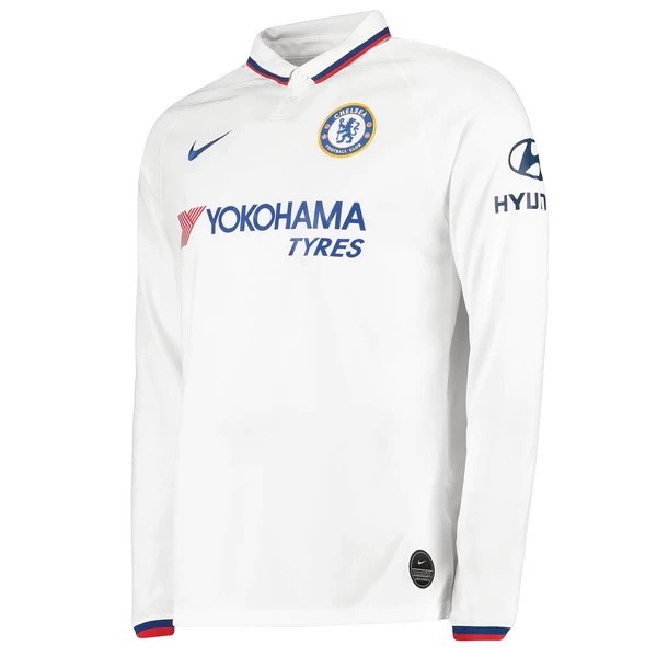Camiseta Chelsea 2ª Kit ML 2019 2020 Blanco